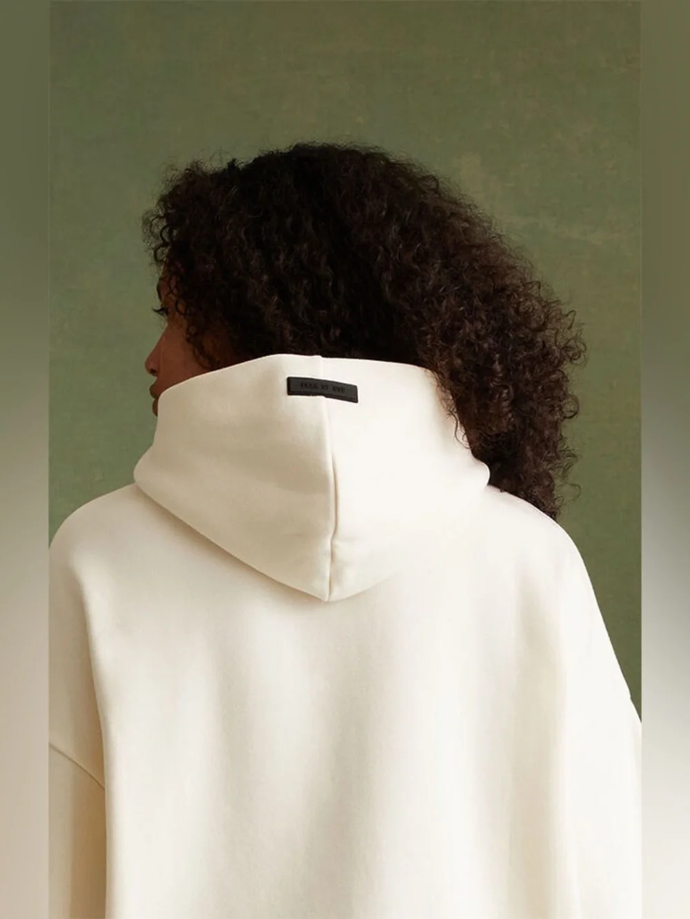Essentials Fear of God Cloud Dancer White Hoodie - Picture 3 of 14